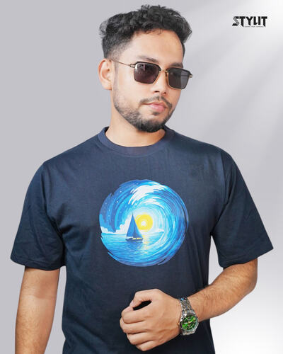 "VanGogh" T shirt (Blue)